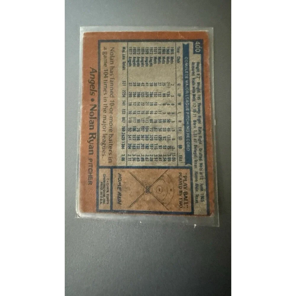 1978 Topps - Nolan Ryan #400
